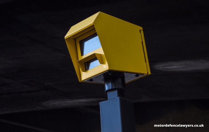 Speed camera close up