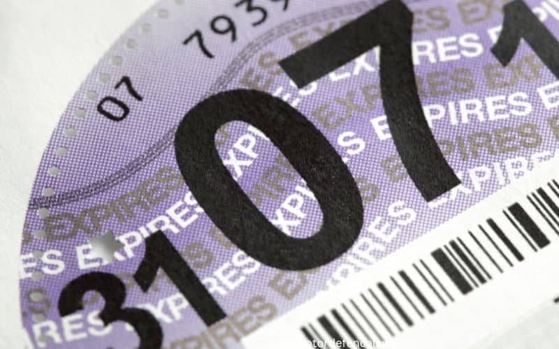 no tax on car fine