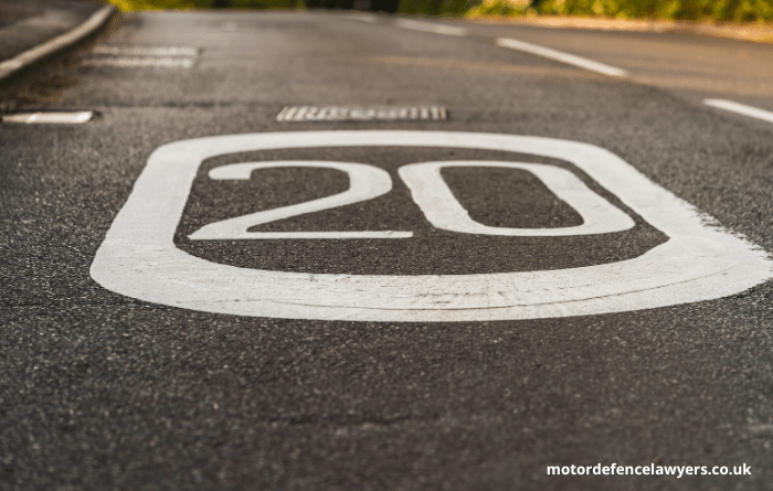 Change in Speed Limit from 30 to 20